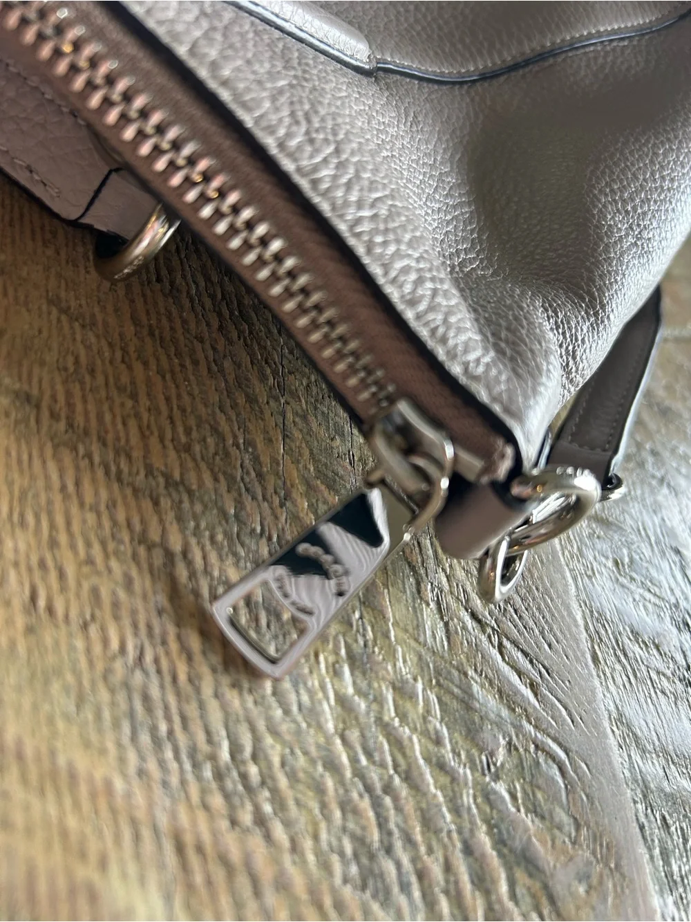Coach Kelsey Satchel Leather Shoulder Bag